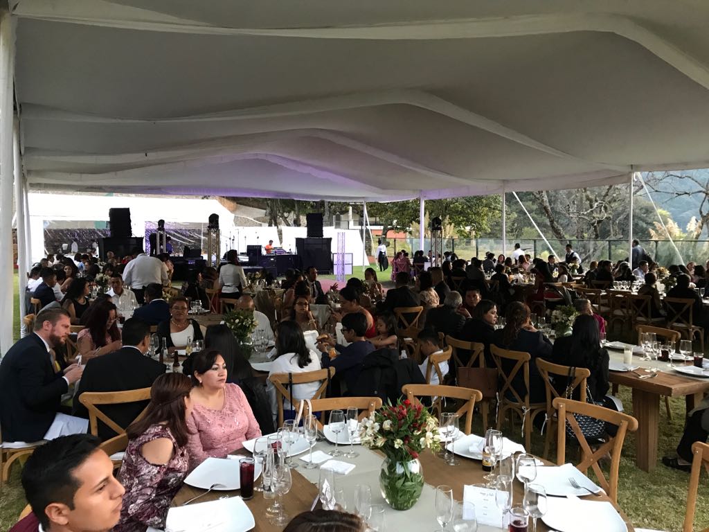 Área de recepción para bodas